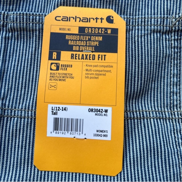 Carhartt Women's Striped Jumpsuit - Picture 3 of 3